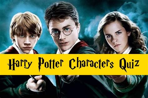 harry potter characters quiz